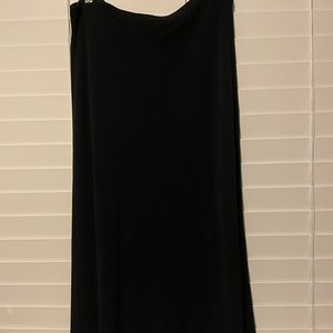 Express black long maxi-skirt L